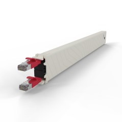 "PATCHBOX Cassette 8RU STP Red - Premium Cable Management Solution for Your Network"